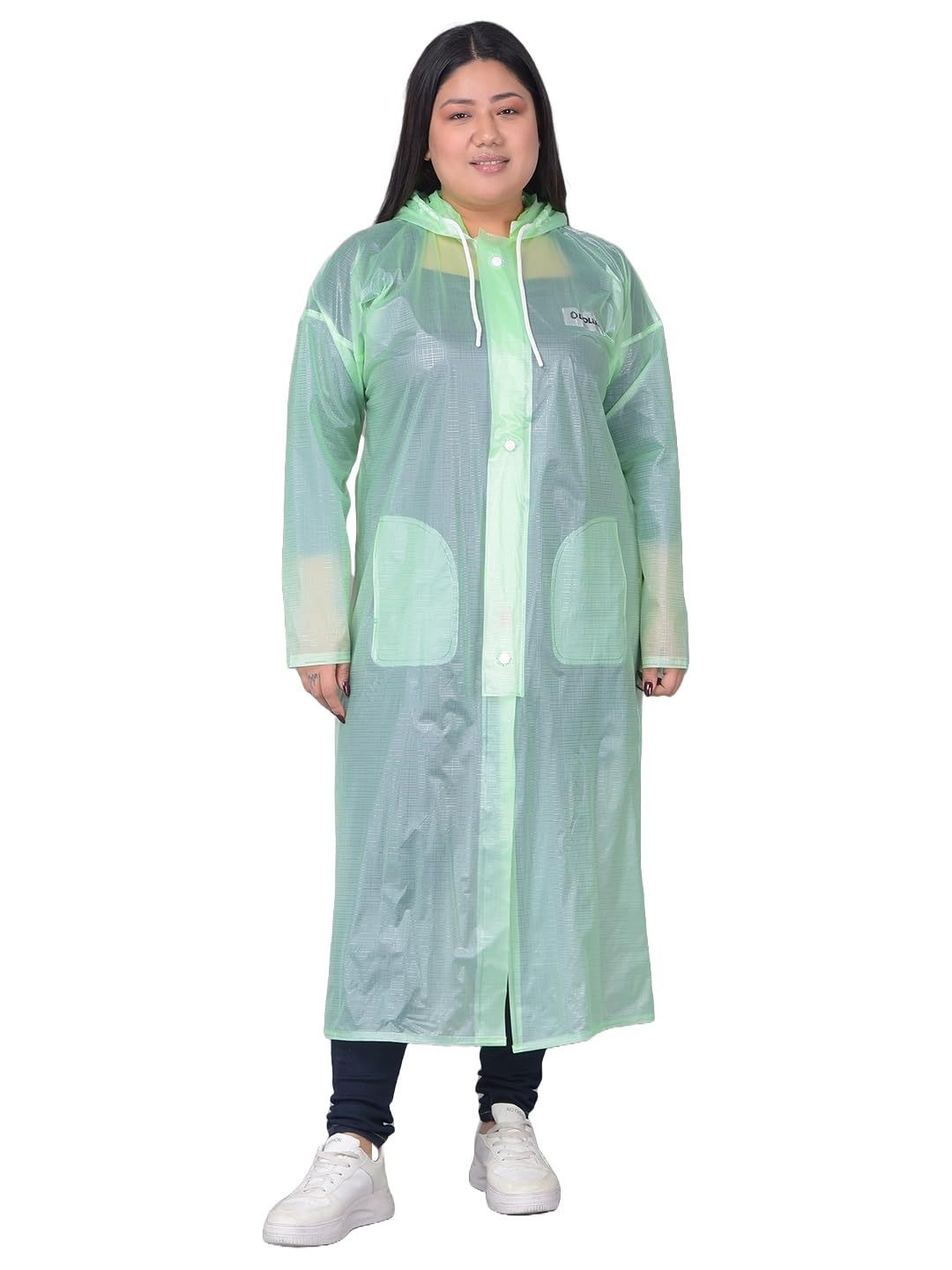 dollar Rainguard Women's PVC Full Sleeve Solid Long Raincoat With Adjustable Hood and Pocket-picture-22