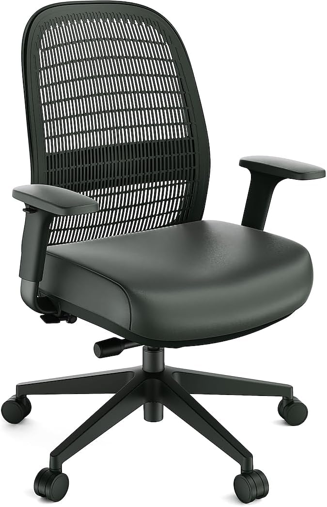 Workplace 2.0 Ergonomic Task Chair, Polyurethane, Black