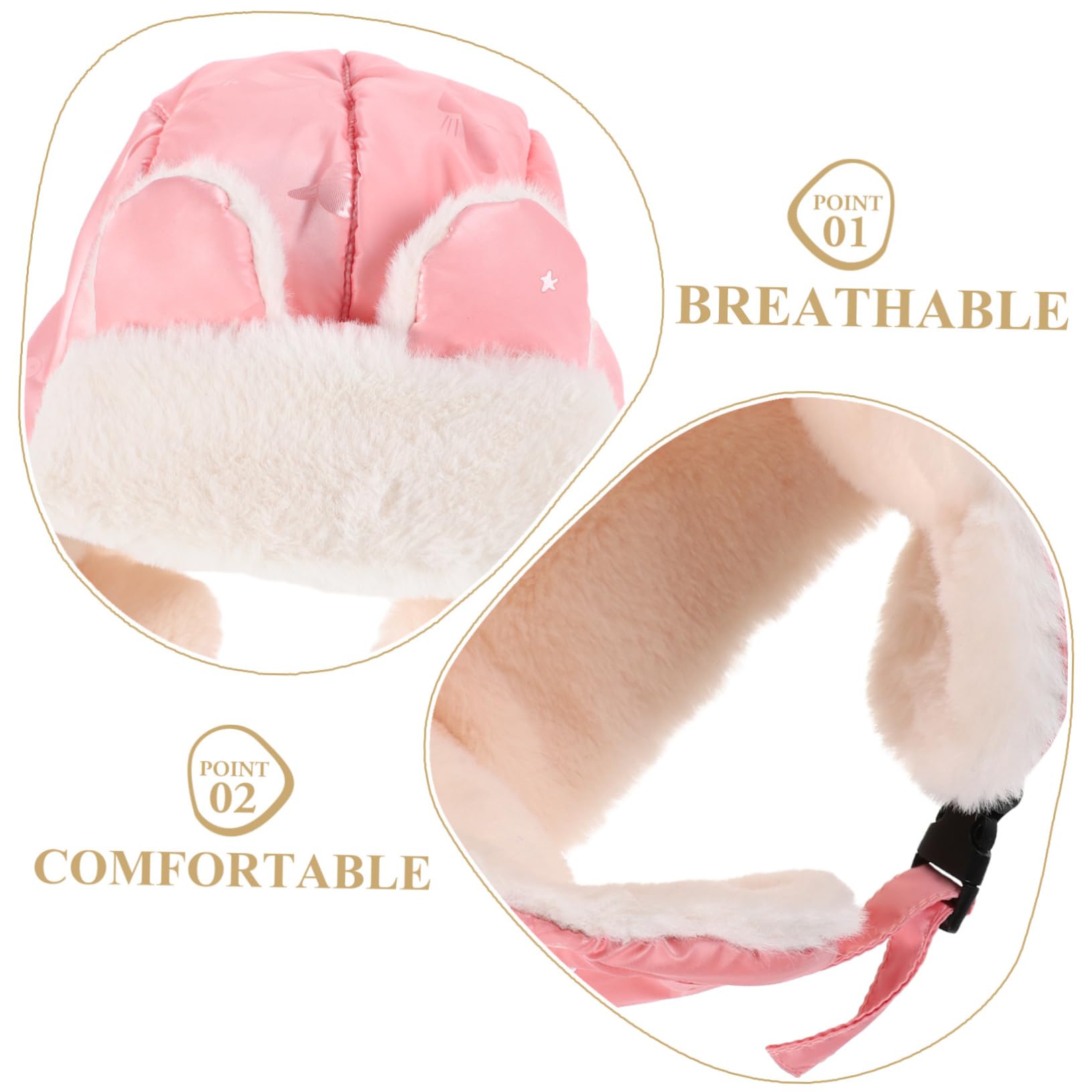 minkissy Cappello Antivento per Ragazzo con Protezione per Orecchie Design con Maschera e Adatto per attività all Invernali