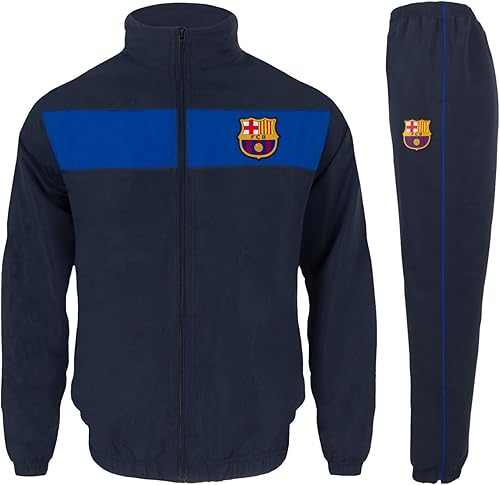Miniatura 7 de Conjunto de chándal con chaqueta y pantalón oficial del FC Barcelona para niños