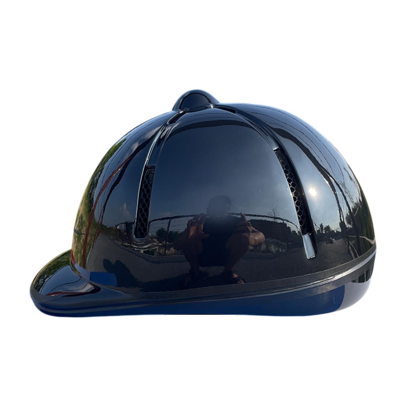 Casco da Equitazione per Bambini, Casco da Bicicletta Leggero, Casco Sportivo Traspirante con Imbottitura Interna Removibile, Regolabile per Equitazio