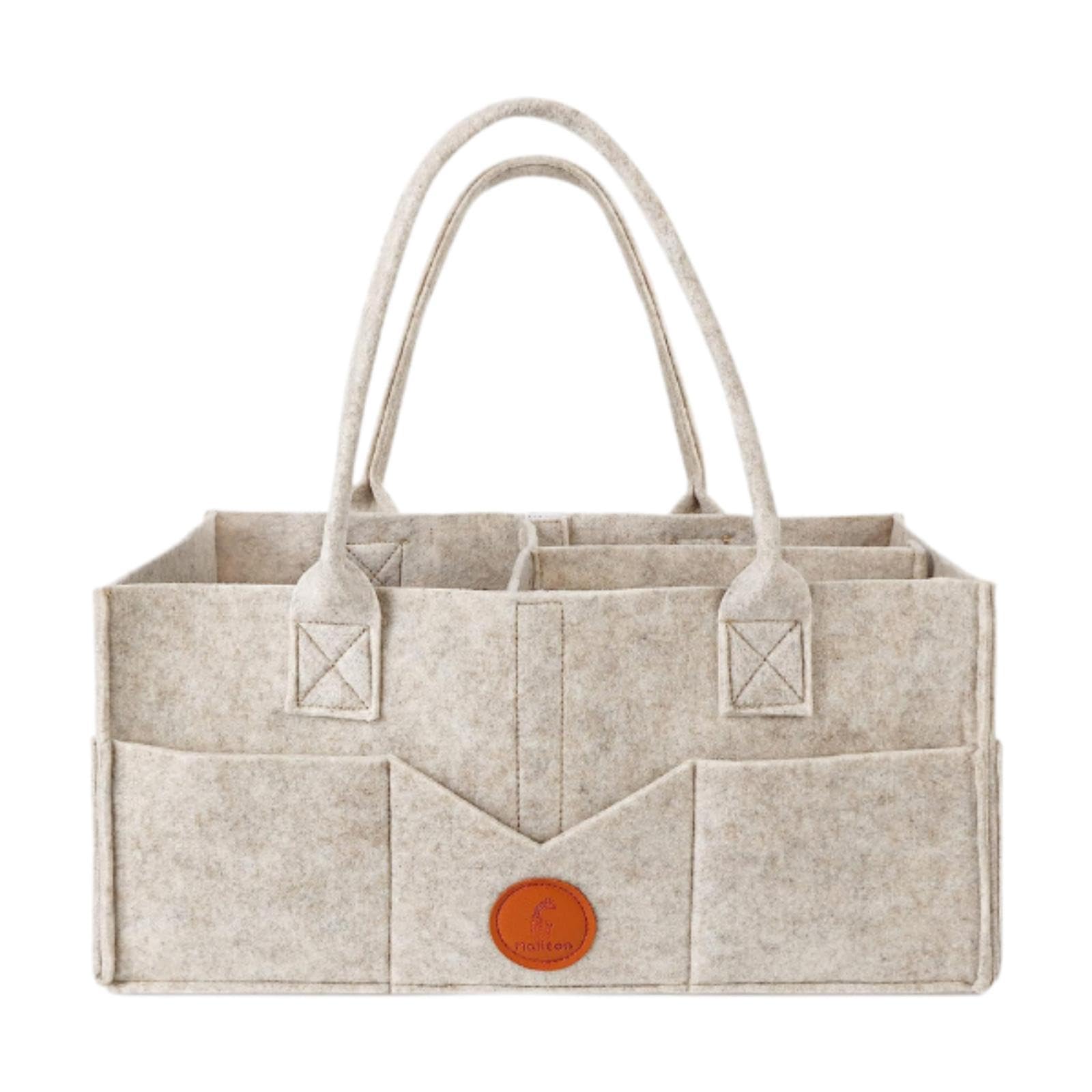 ™ Diaper Tote Bag Lightweight Folding Reusable Baby Products Organizer Handbag Khaki | Diaper Bags | Diapering-image-36