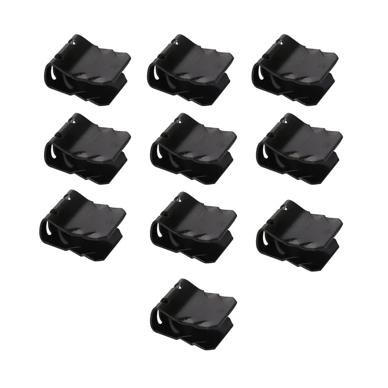 KXFVYNE 10pcs Car Mudguards Fixing Clips Front Bumper Cover U-Shape Clip for Engine Guard Buckle Auto Trucks Fastener