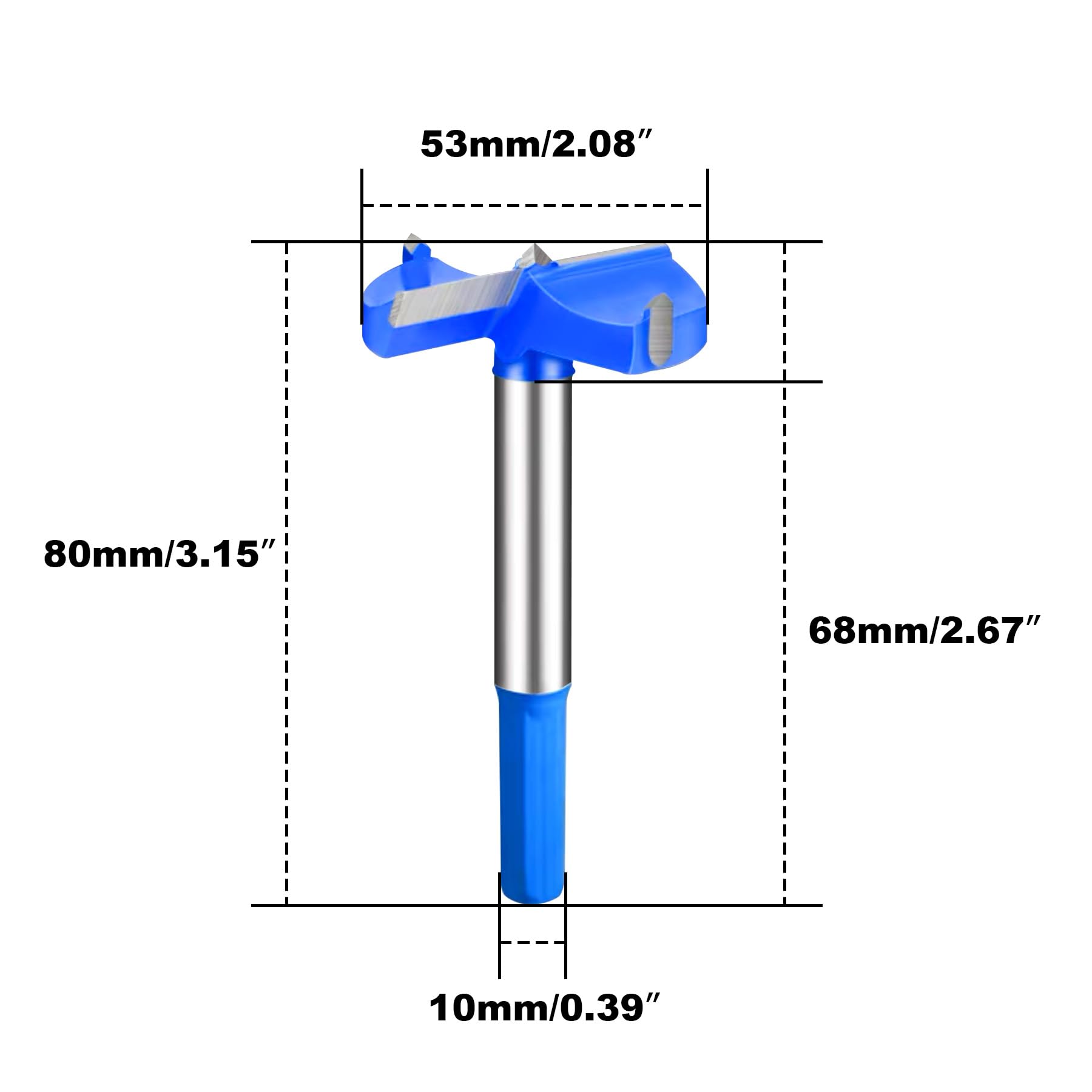 LEPEVNEY 53 MM Forstner Drill Bits Woodworking Forstner Drill Bit - Image 2