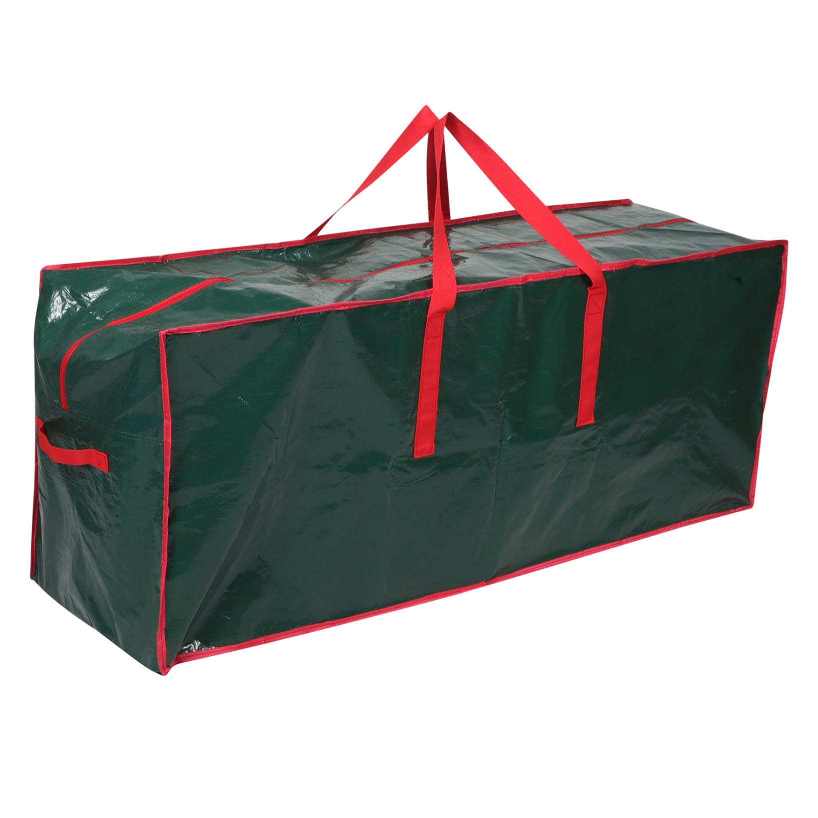 Gatuida Borsa Portaoggetti per Albero di Natale Organizer in Manici Rinforzati Cerniere Doppie Grande Capacità Salvaspazio per Decorazioni Natalizie e Alberi Finti