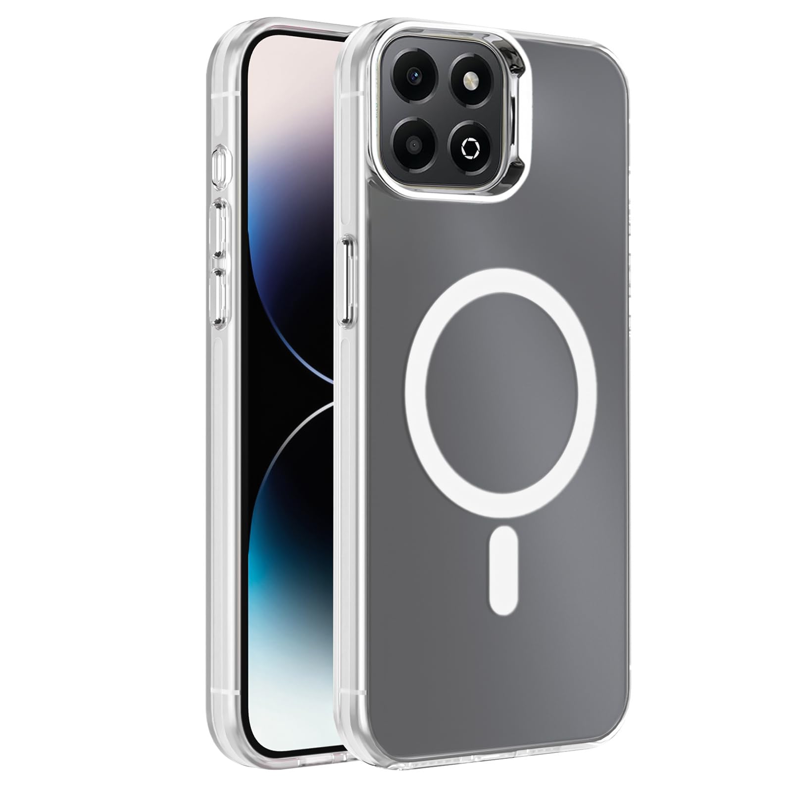 Dl3 Mobilak Case For HONOR X6b Case Crystal Clear [Not Compatible with MagSafe] Soft TPU Gel Case Flexible Silicone Anti-Scratch Transparent TPU Cover - Clear