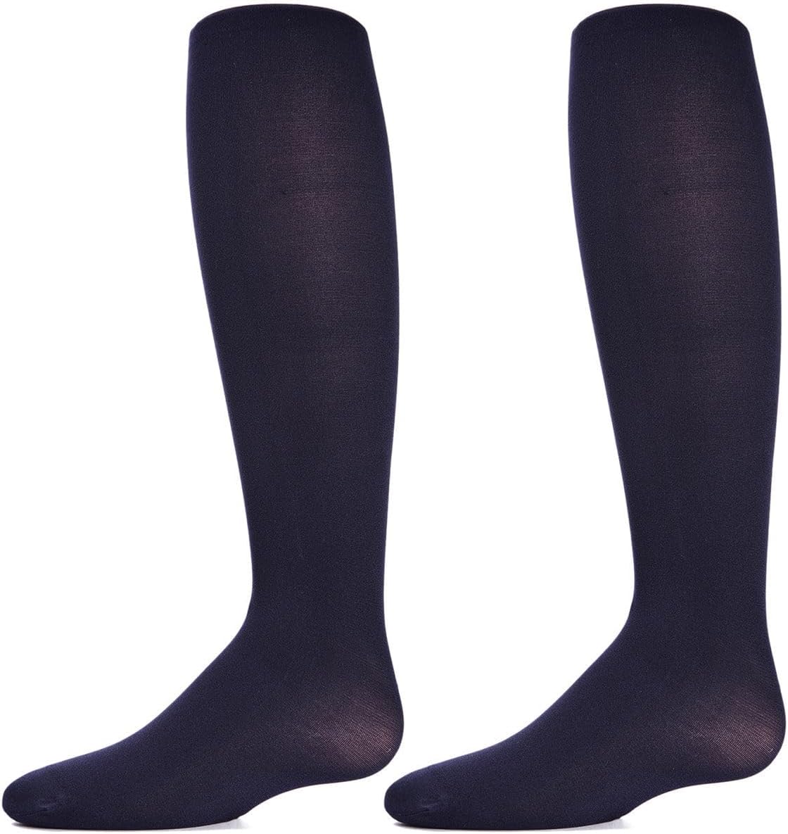 MeMoi Girls' 2 Pair Pack Essentials Nylon Tights - Image 3