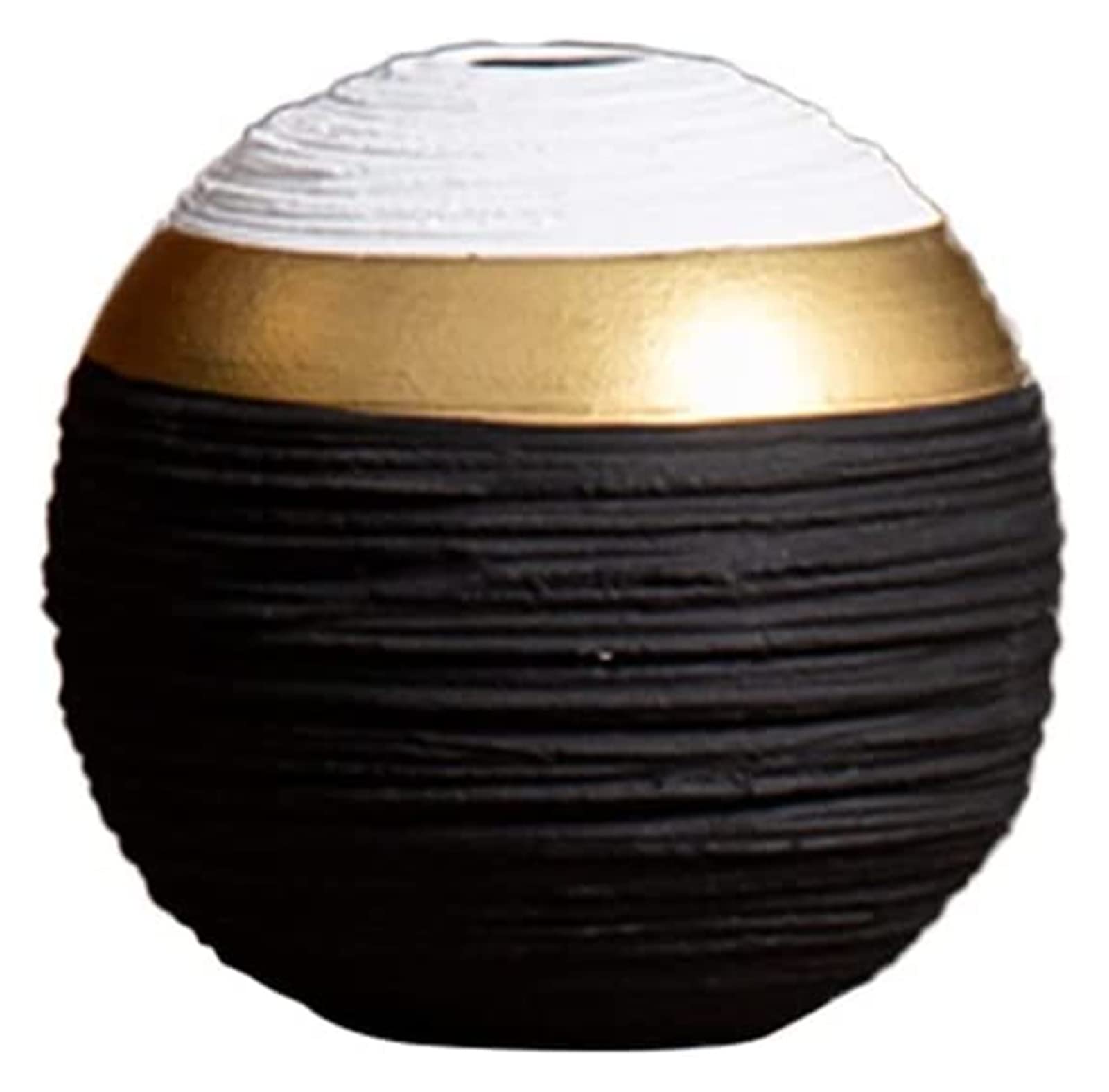 Sculpture Vase Vase Christmas Desktop Flower Vases Living Room TV Cabinet Fake Flower Vases Table Centerpieces Vases Friends Crafts (Size : 15 * 13.5CM)