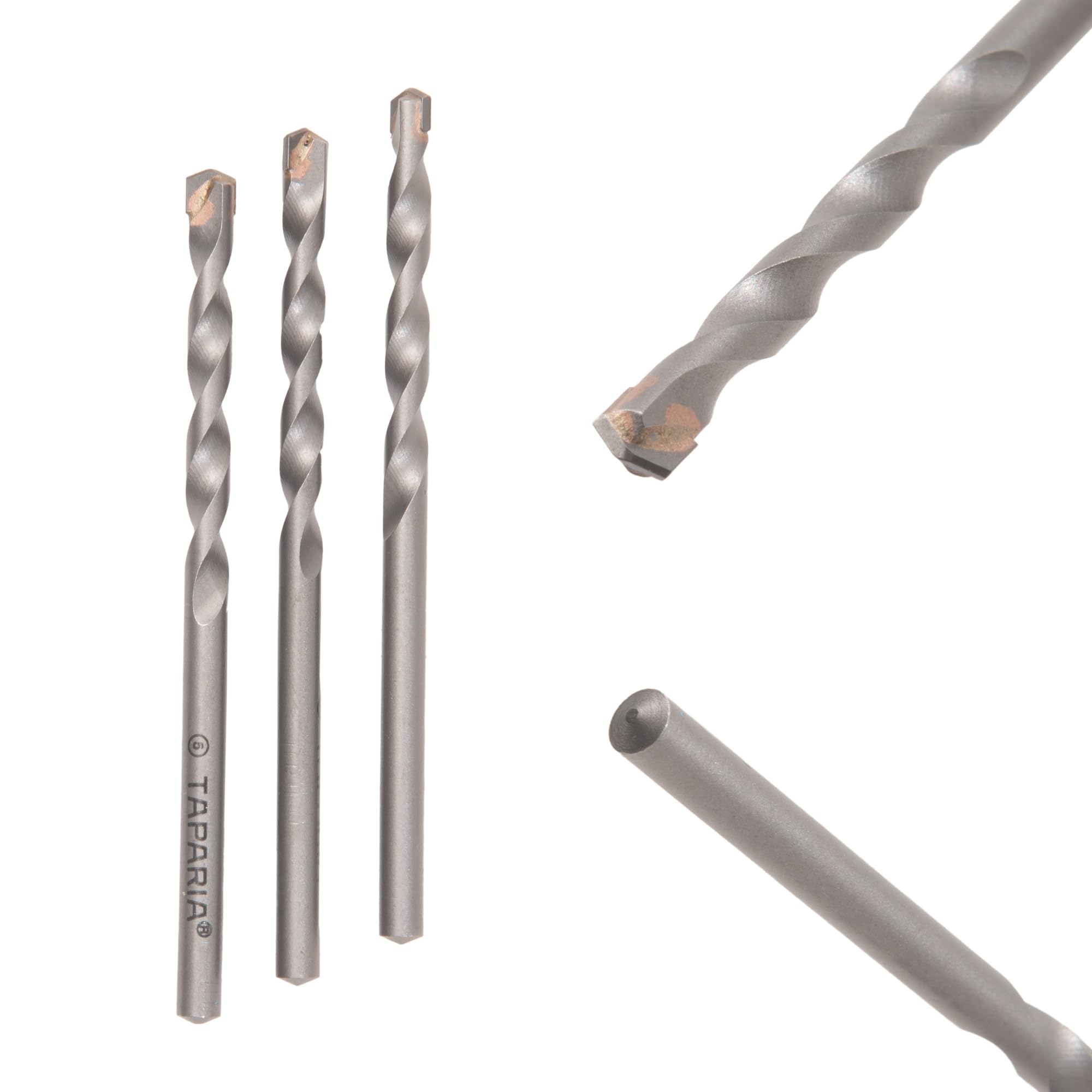 TAPARIA 5 mm Flat Tip Masonry Drill Bit for Wall/Masonary Drilling (MD 585, 5x45x85 mm, Pack of 3)-Sprial Flute Type-Home, DIY, Professional, Brick, Wall, Masonary-Drilling-image-47