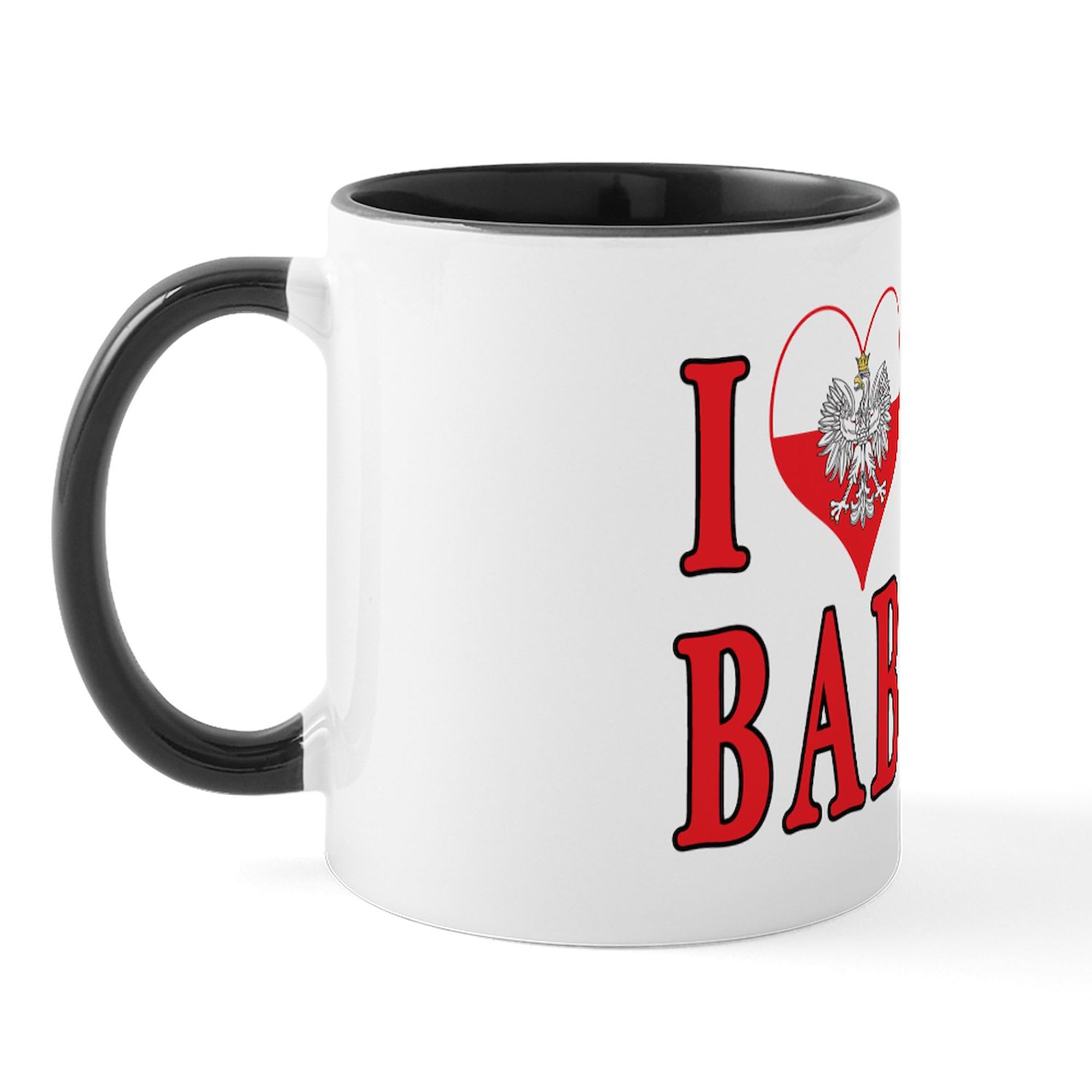CafePress I Heart My Babcia Mug 11 oz (325 ml) Ceramic Coffee Mug