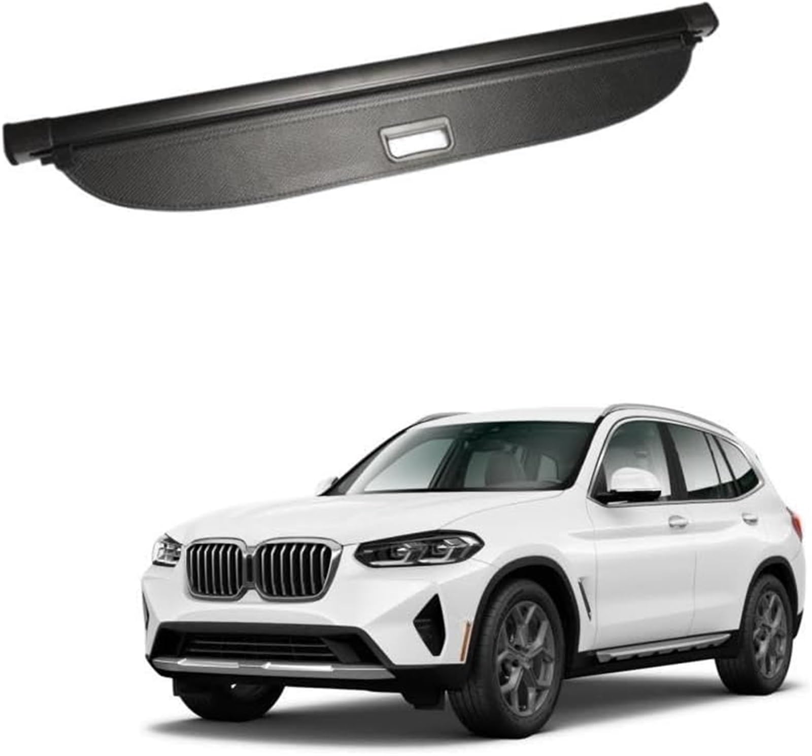 Fhjwqronte One Color Cargo Area Storage Rack Retractable Trunk Cargo Cover Luggage Shade Shield, For Bmw, For X3 2019-2024