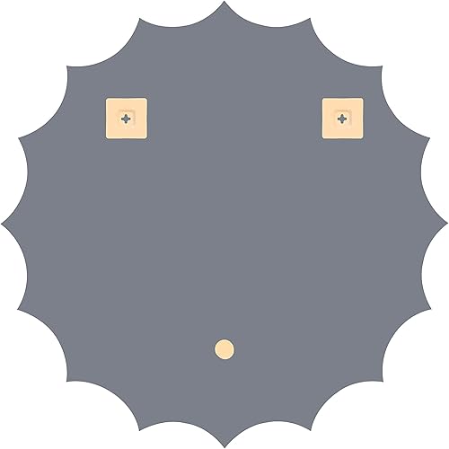 Miniatura 2 de CHLOE's Reflection - Espejo de pared vertical con forma de sol, sin marco, 32 pulgadas de altura