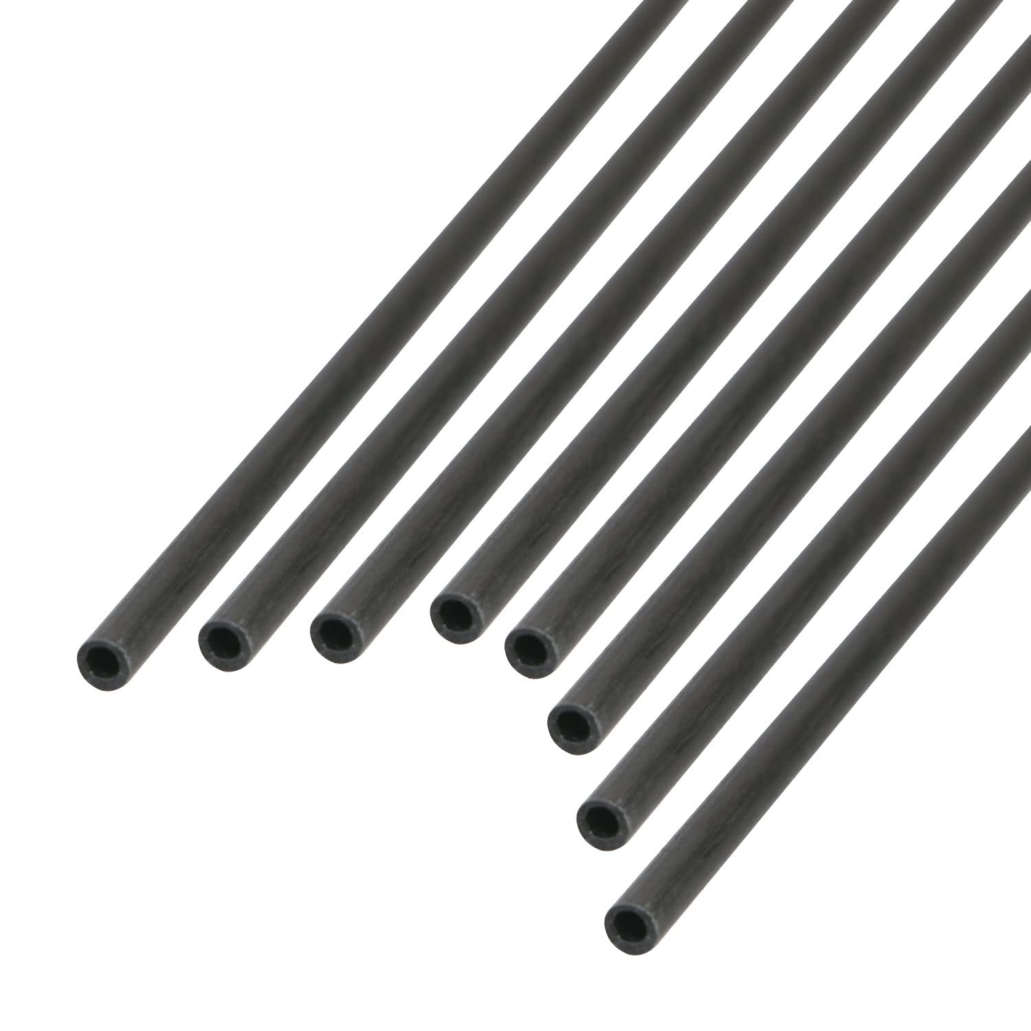 Tube en fibre de carbone rigide et léger de 5mm pour renforcer les cadres d'avions RC
