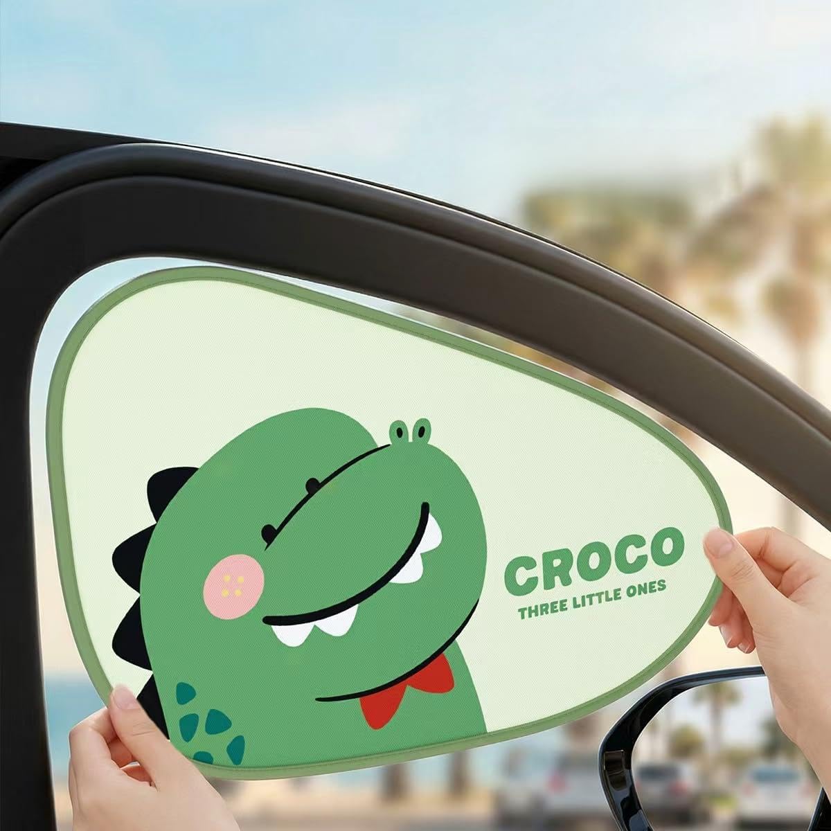 SERYPKRFG Cartoon Car Sunshade for Infiniti ESQ JX EX FX G Series, Car Sun Shade For Baby Kidsstatic Cling Side Window Car,Multi-colored