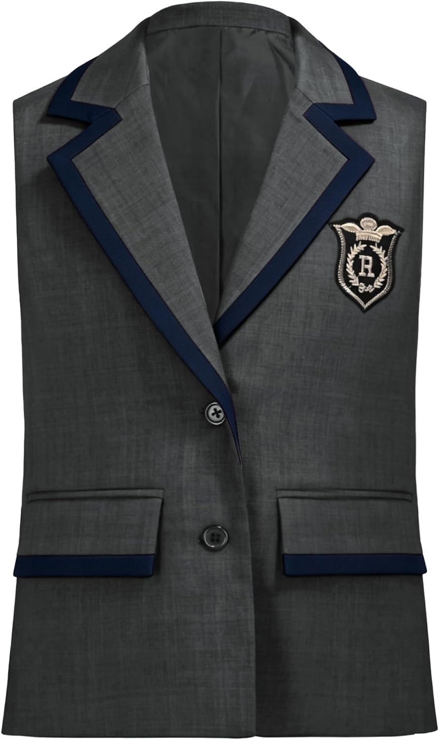 ranrann Girls School Vest Student Vest for Performance Event