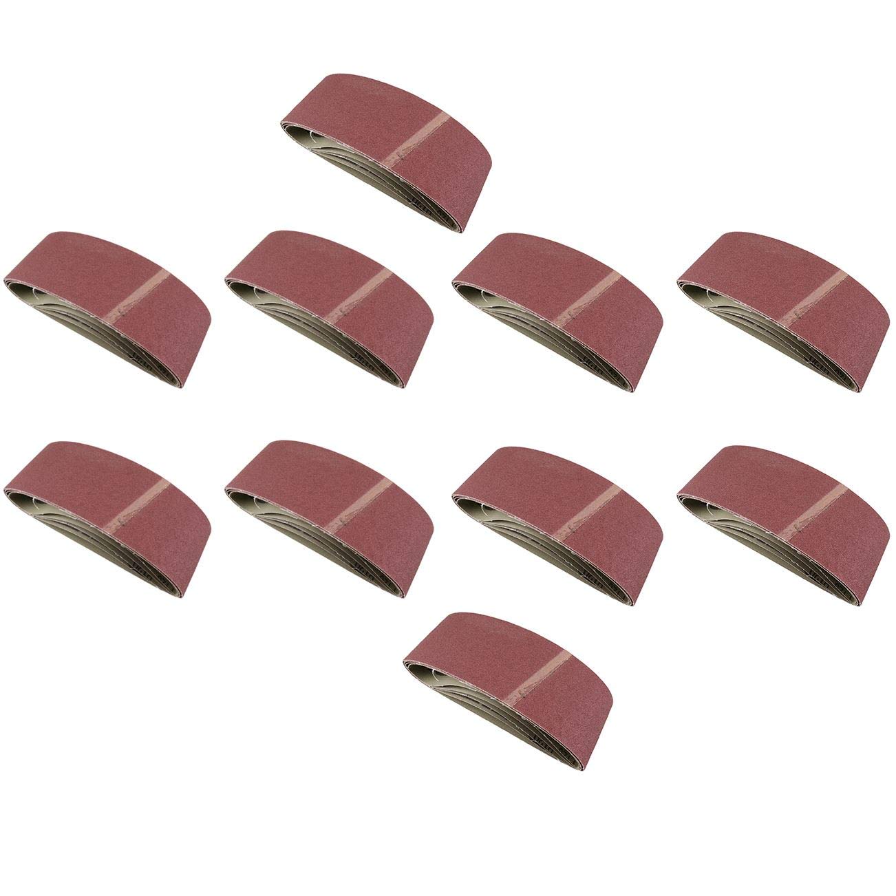 Bandes abrasives pour ponceuse 457 mm x 75 mm grain 120 bois