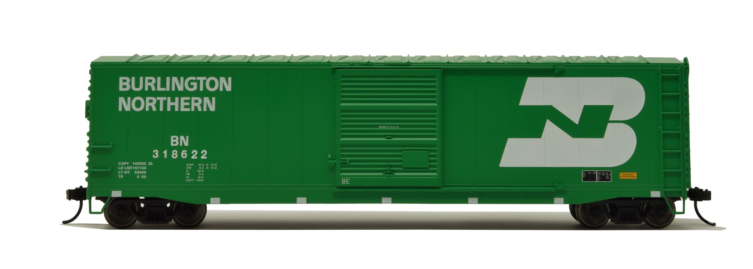 Rivarossi Burlington Northern with Sliding Door Running Number #318622 HO Scale Train Rolling Stock HR6637C