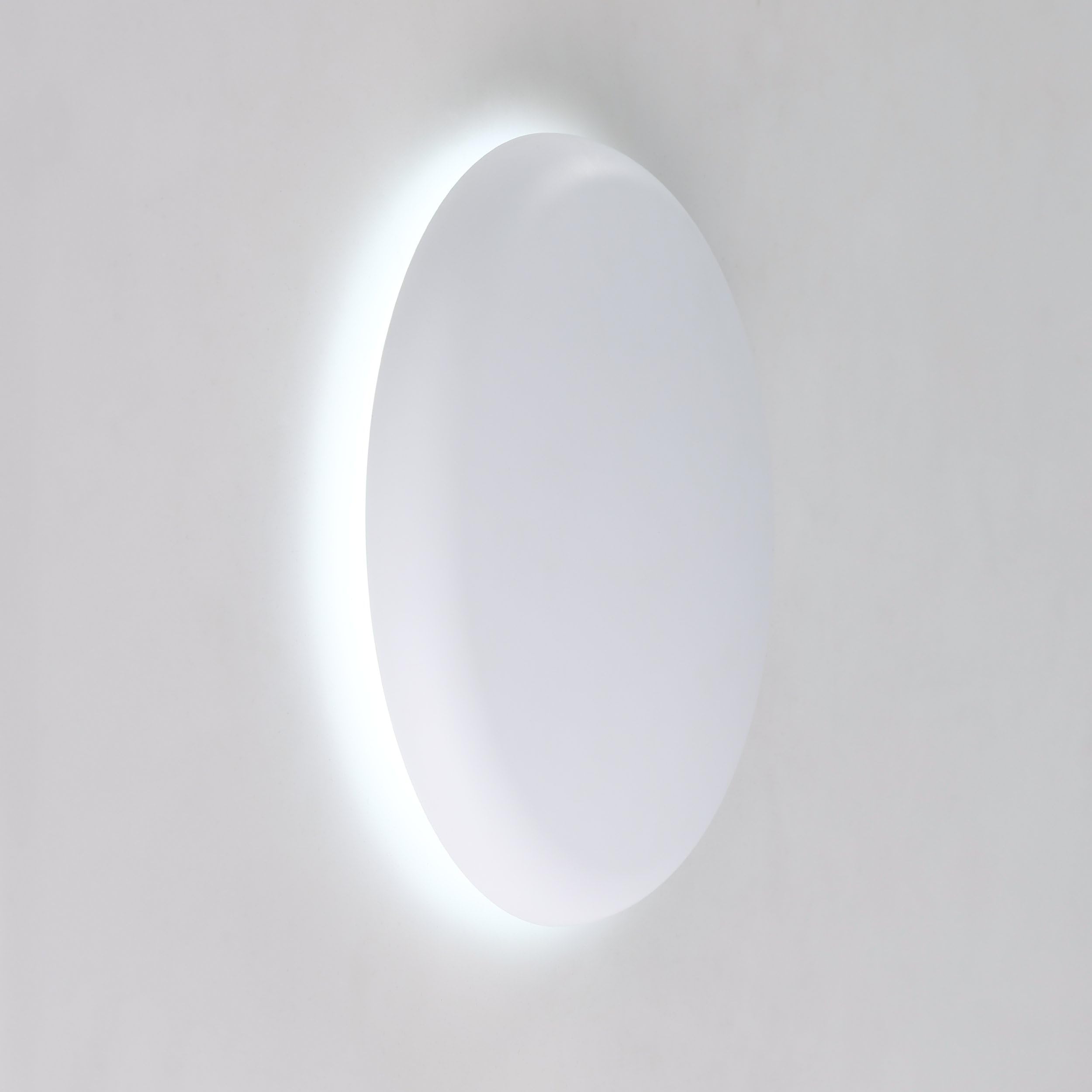 EGLO LED Wandleuchte innen Porciano, aufladbare Wandlampe mit indirekter Beleuchtung, magnetischer Wandspot mit Fernbedienung, Kunststoff in Weiß, warmweiß-kaltweiß, Ø 20 cm (Packung mit 3)