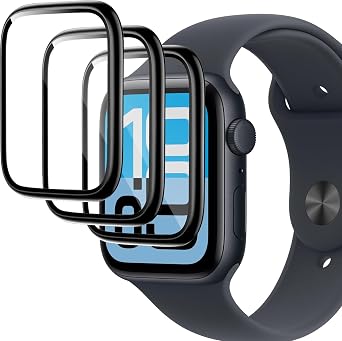 Murmure [3 Pack Screen Protector for Apple Watch SE 3 [GPS 40mm], HD Clear 3D Curved Anti-Scratch PET Soft Screen Protector Film,[Full Coverage] Touch Sensitive