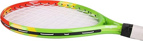 Miniatura 4 de Pro Impact Raquetas de tenis para niños y jóvenes, entrenamiento de agarre, ligeras, marco duradero, agarre cómodo, con cuerdas unidas para
