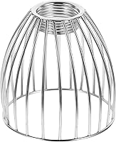 Vista 1 de Pantallas de lámpara, pantalla de jaula de metal, jaula de lámpara vintage, jaula de alambre de metal industrial vintage, jaula de alambre de metal