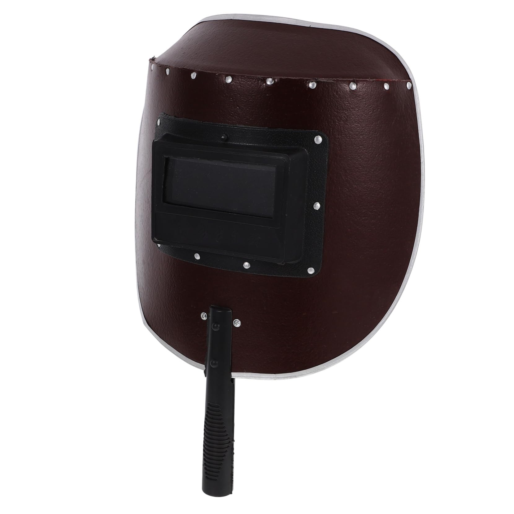 Zerodeko Máscara de Soldadura Portátil para Soldar Automática Acolchado Cómodo y Material de Papel Vulcanizado Color Café para Molienda y Soldadura