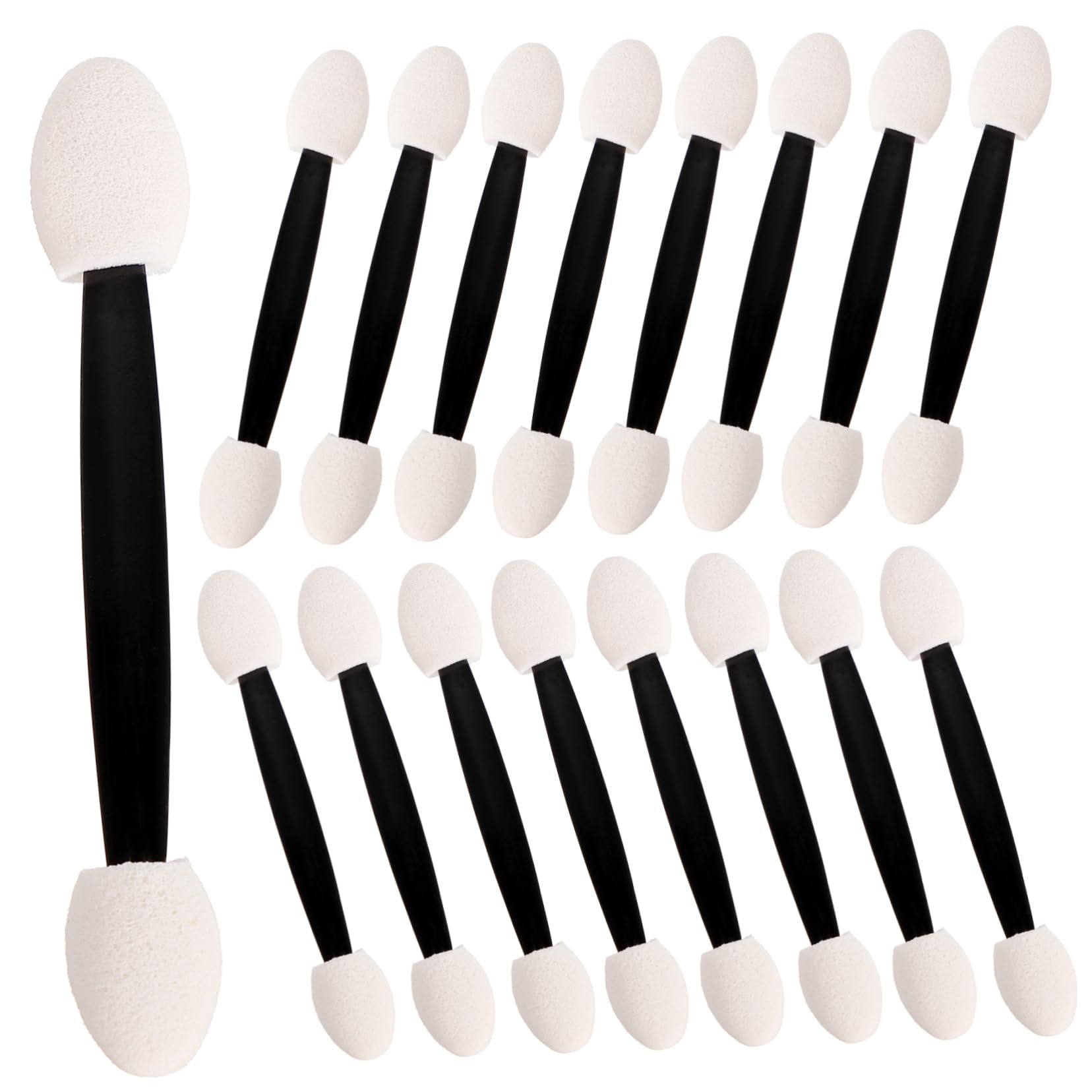 SOESFOUFU Makeup Sponge Applicator Stick 4-pack Double Ended Eye Shadow Brush for Women