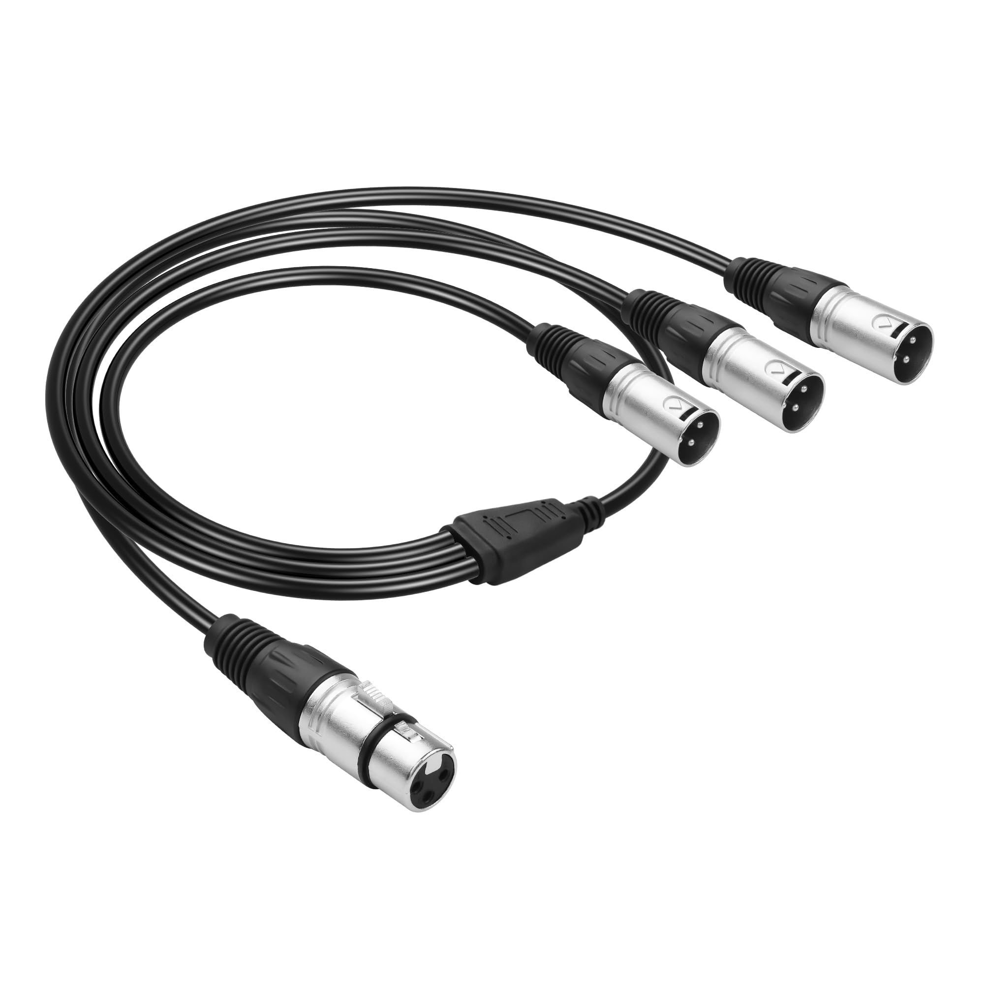 Amazon.com: JSADZKJ XLR Splitter Cable, 1 in 3 XLR Male to Female