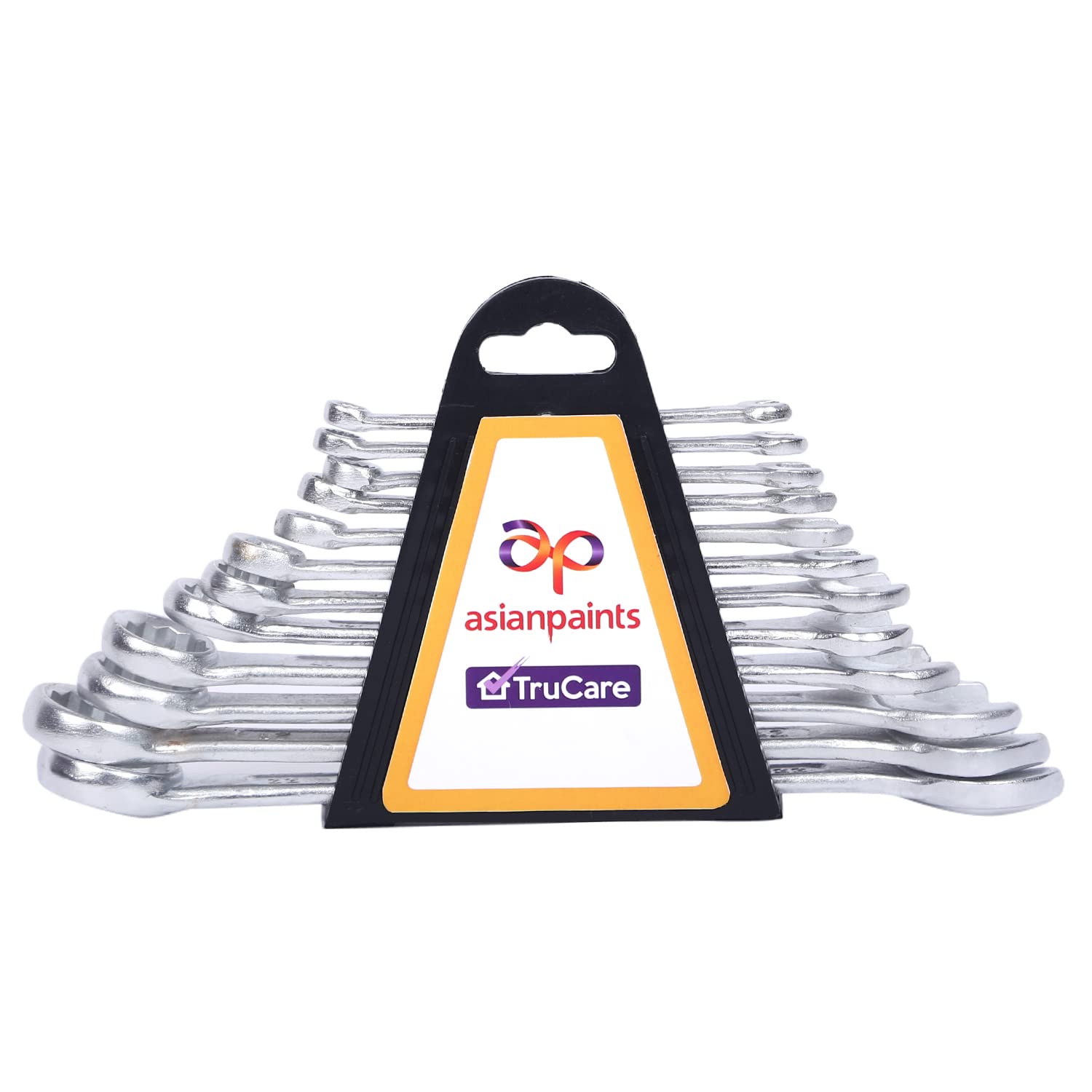 Asian Paints TruCare 12-in-1 Pcs Combination Jaw Spanners Wrench Set | Carbon Steel with Rust & Corrosion Resistant Chrome Plating & Satin Finish | Multipurpose Combination Tool Kit | IS: 2028:2004-image-48