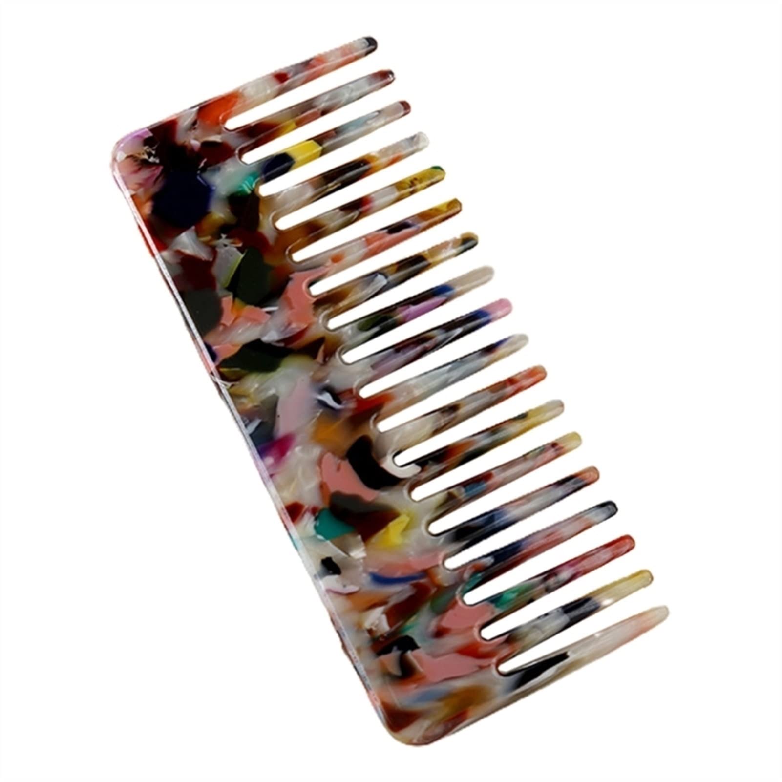 ADERFETBI Hair Comb Wide Tooth Portable Hair Comb Tool, Massage Female Salon Men's and Women's Care(B)