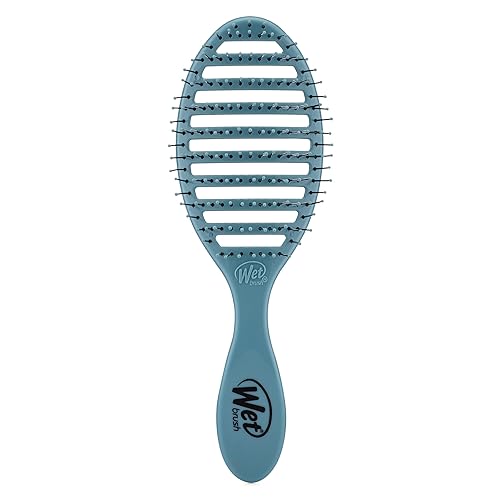 Wet Brush Speed Dry - Cepillo de diseño ventilado, con cerdas HeatFlex ultrasuaves aptas para secar con secadora, mango ergonómico, para enredos y