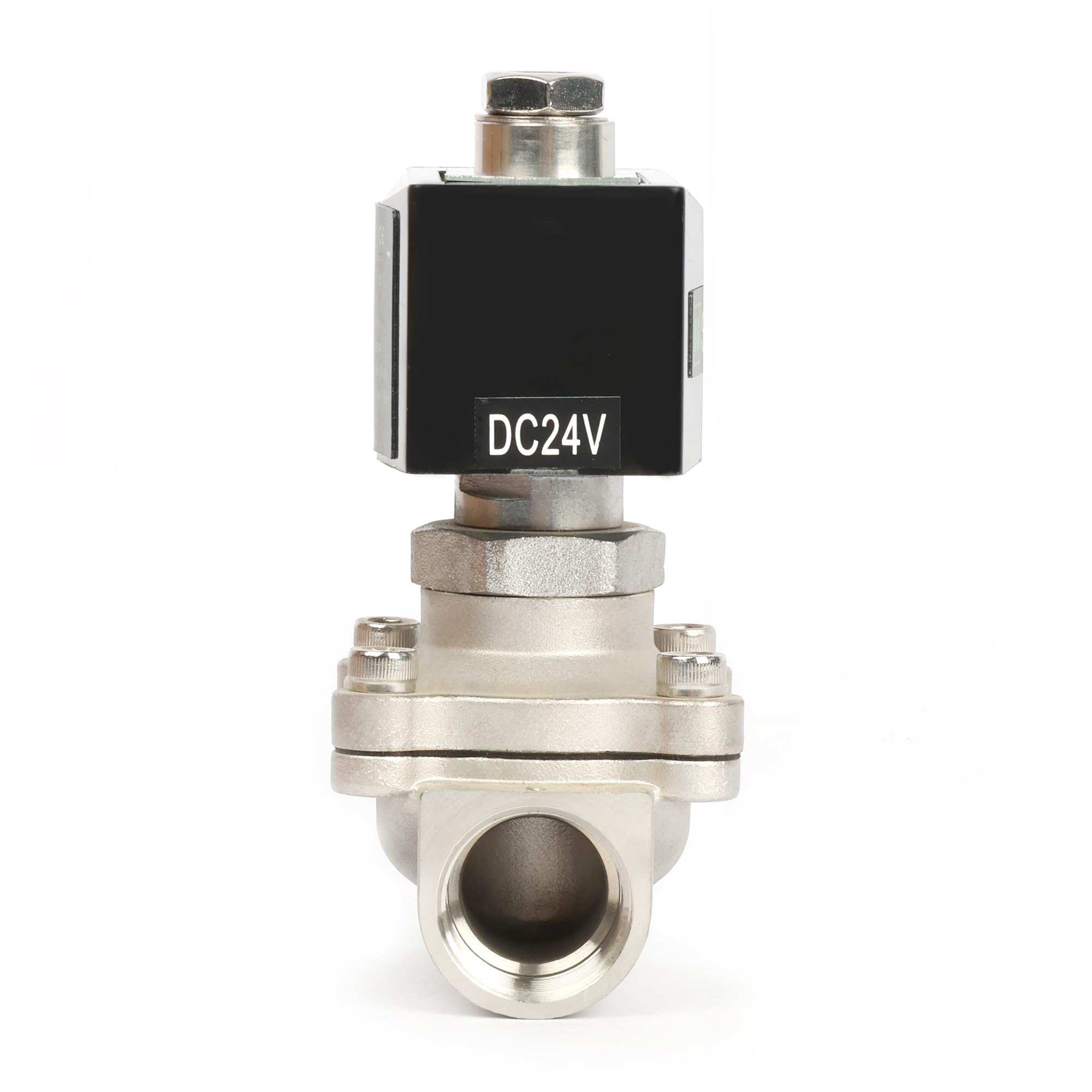 U.S. Solid Électrovanne acier inoxydable G 3/4" 24 V CC normalement ouvert 10 bar Solénoïde Valve d'eau électrique pour eau, air, diesel, kérosène et essence