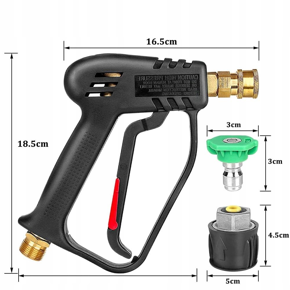 Rosfix Juego de pistolas de espuma 1000 ml compatible con Kärcher K2-K7
