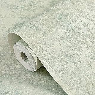 MEAIHOME American Country Non-Woven Wallpaper 3D Retro Pastoral Flower Tree AB Version with Bedroom Living Room Children's Room TV Background Wall 1.73'W x 32.8'L Non-Pasted (Light Gray A)