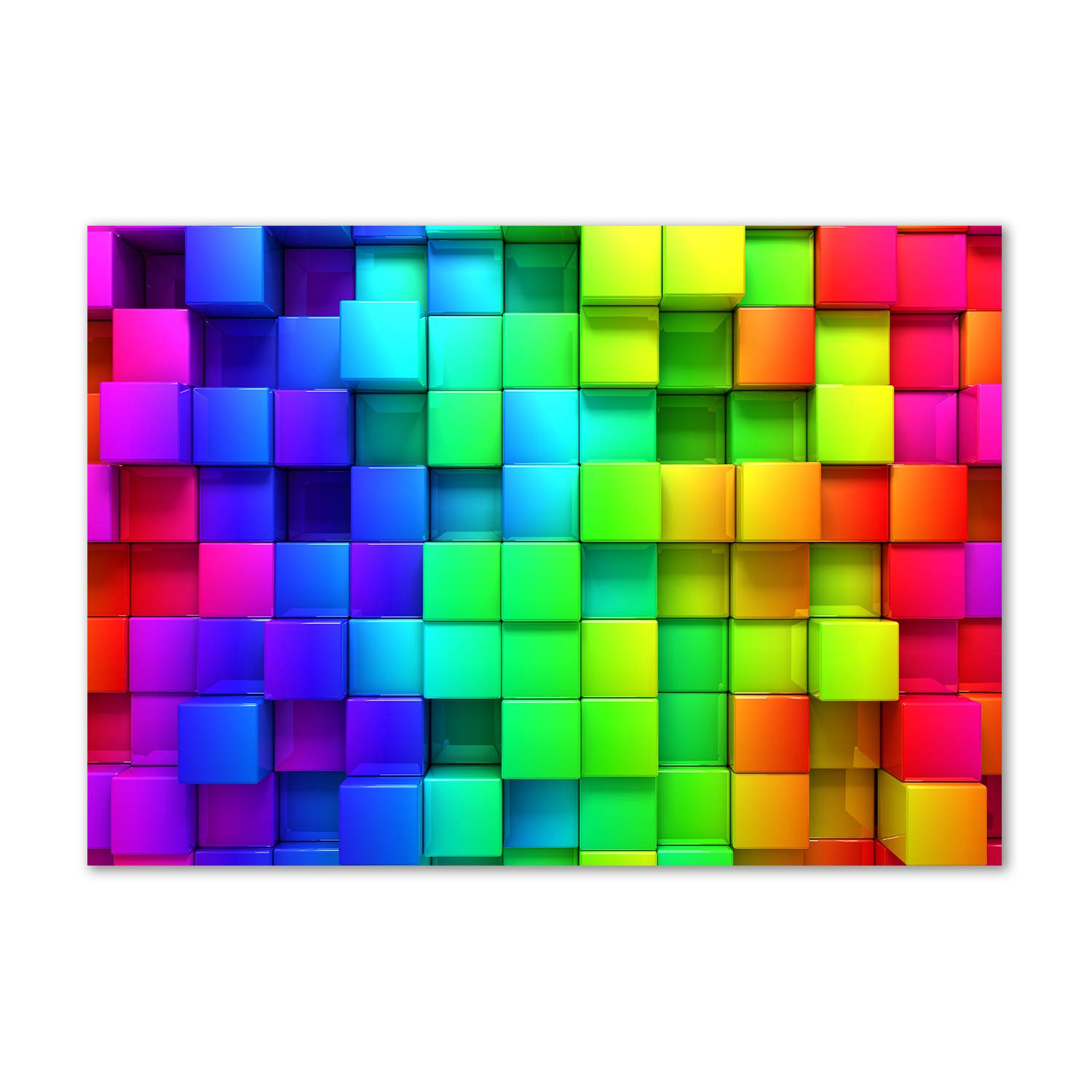 Mural acrylic glass picture cajas de color tableau décoration murale plexiglas