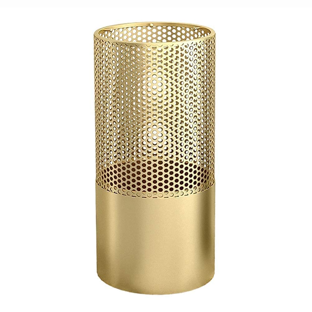 Porte-parapluies design pour entrée propre | Baril étanche et antirouille or