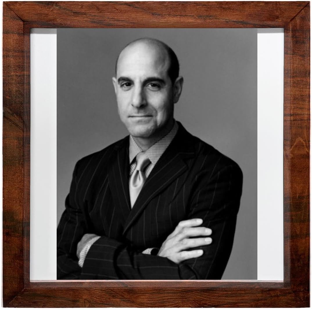 Amazon.com : Stanley Tucci - 12X12 Full Color Photo Sign With Real Wood ...
