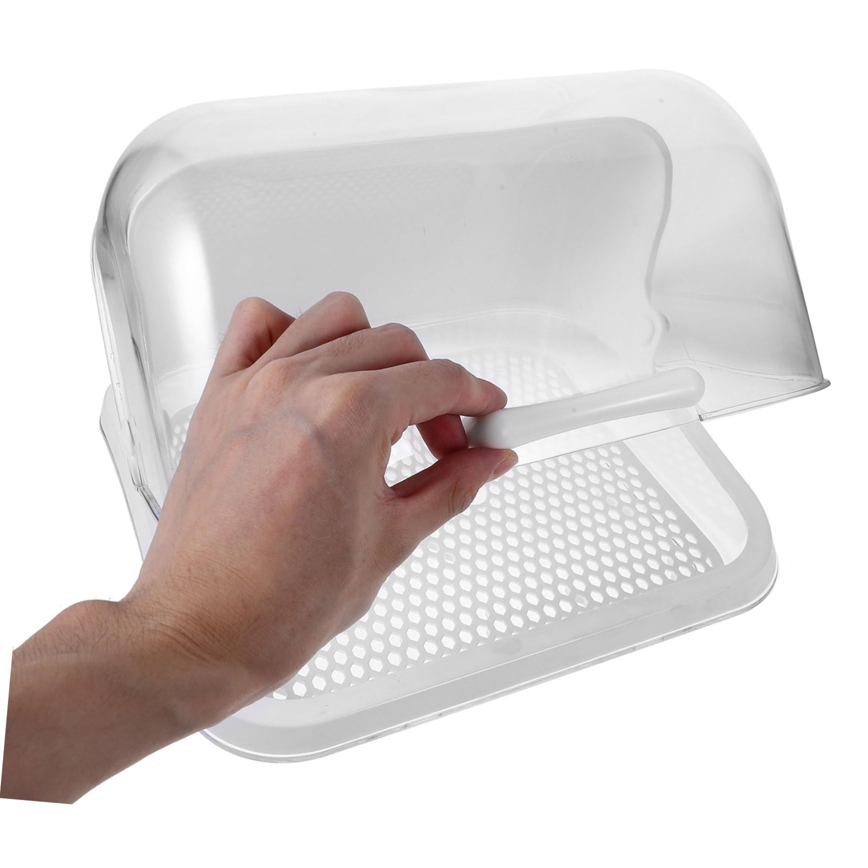 UKCOCO Babyflaschen Aufbewahrungsbox mit Abtropfschale Brotaufbewahrungsbox aus Dicht Schließendem Kunststoff Multifunktionaler Babygeschirrbehälter für Milchflaschen und Babyzubehör