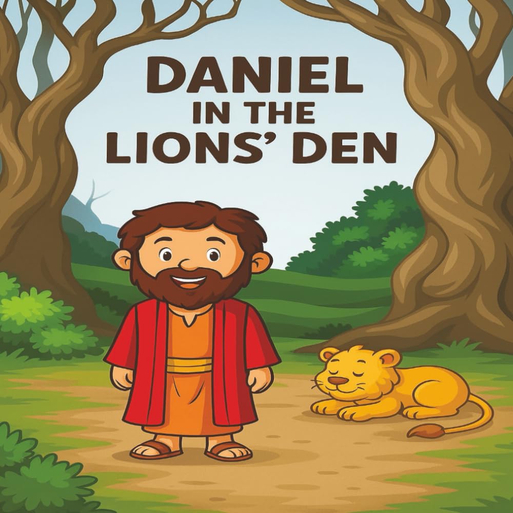 Daniel in the Lions’ Den: A Bible Story of Courage, Faith, and God’s Protection – For Kids Ages 3–8 (Christian Picture Book)