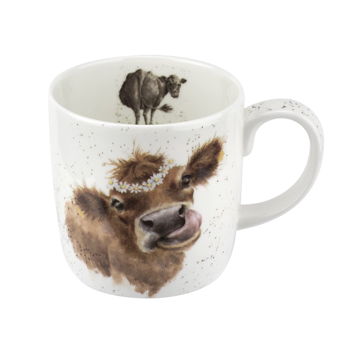 Amazon.com | Royal Worcester Wrendale Designs 14 oz Mug, Daisy