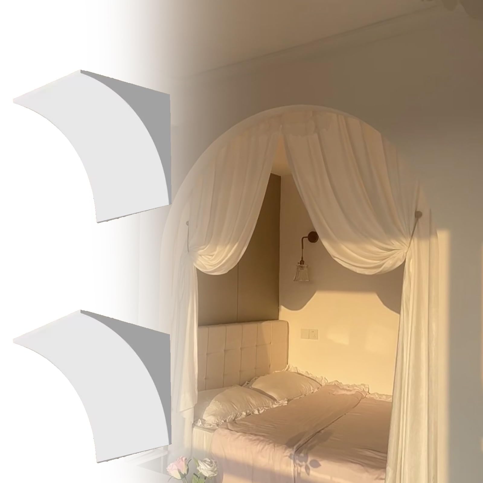 Kit de arcos para puertas para transformar esquinas difíciles en elegantes arcos de yeso