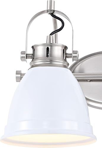 Miniatura 5 de JONATHAN Y JYL1115B Phineas - Bombillas LED de hierro bohemio de 16.25 pulgadas, 2 luces, estilo rústico, transitorio, 2700 K, 40 W, para baño,