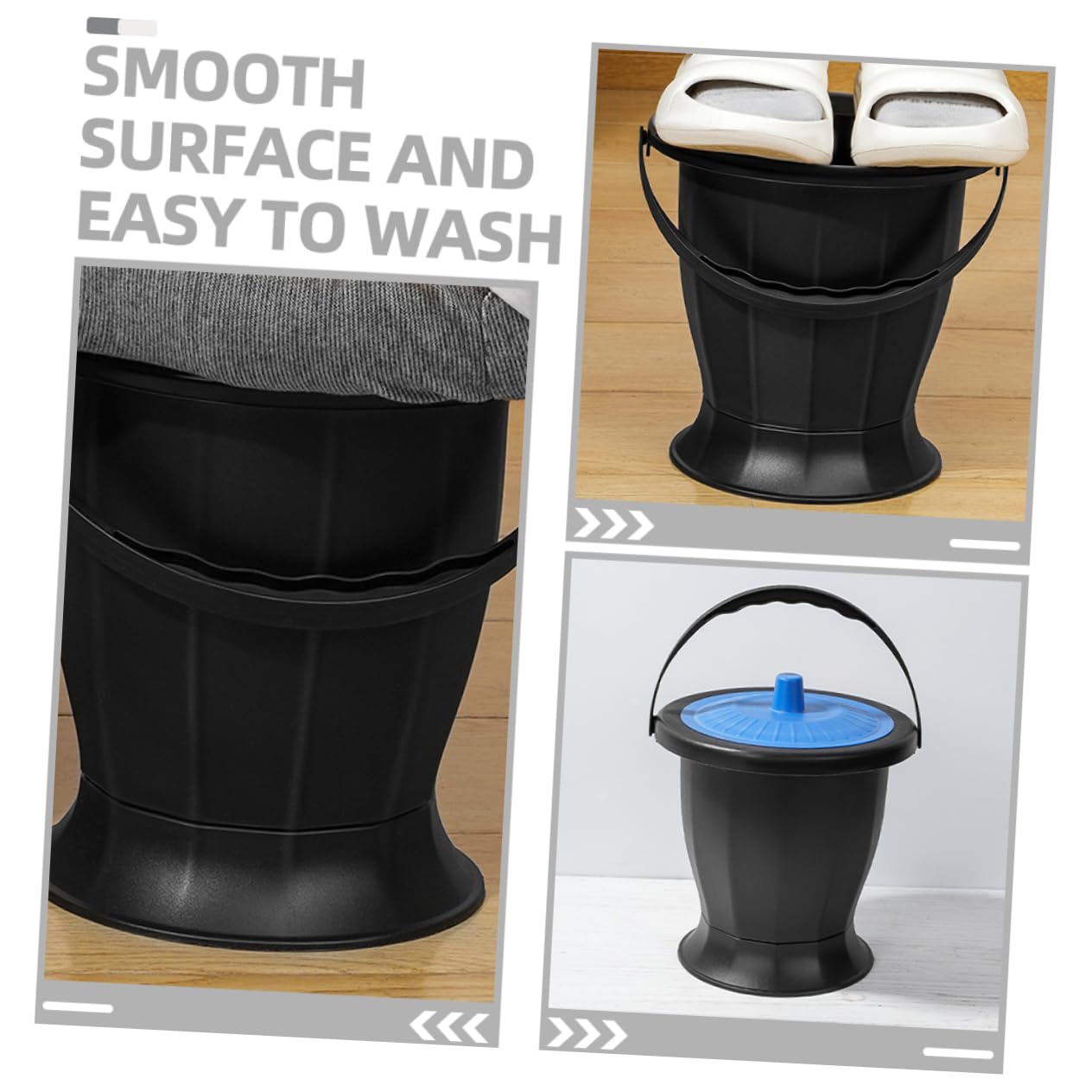 Sosoport Orinatoio Portatile Unisex Con Coperchio Per Campeggio Casa Bambini Vasino Orinatoio Wc