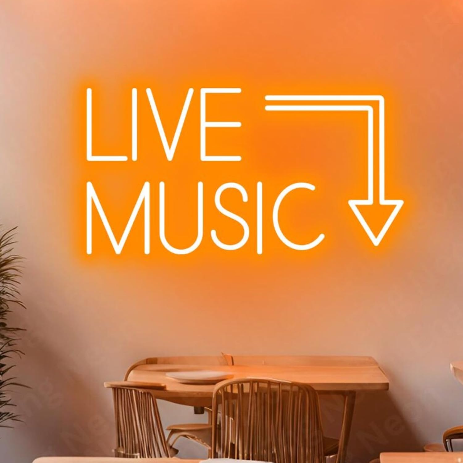 Live Music Neon Sign, Studio Lights, DJ Sign, LED Neon Sign, Recording Studio, Jamming Room, Music Neon Light, Bar Neon Sign
