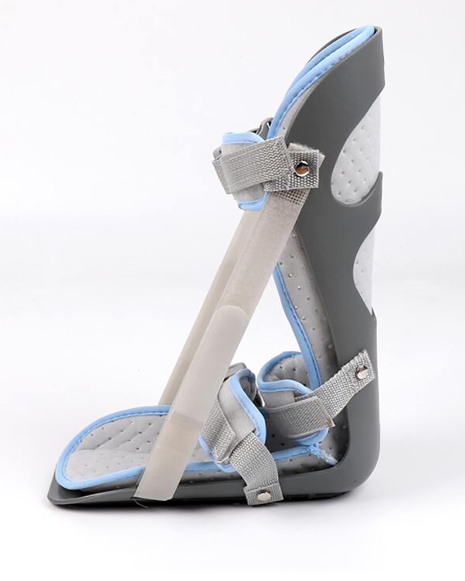 Férula Nocturna para Fascitis Plantar, Ortesis Ajustable para Caída del Pie, Estabilizador De Tobillo, Bota Elástica para Aliviar El Dolor, Talla M,S
