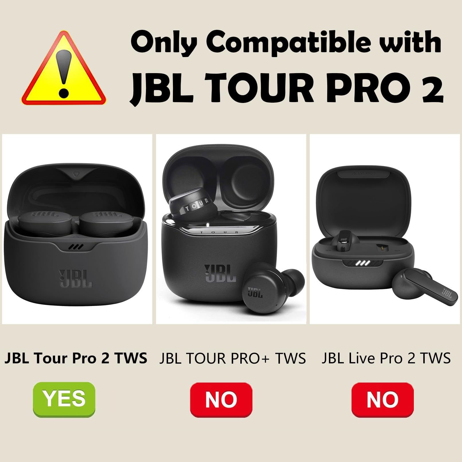 Amazon.co.jp: 【2パック】easyBee JBL TOUR PRO 2 ケース 対応 Tour
