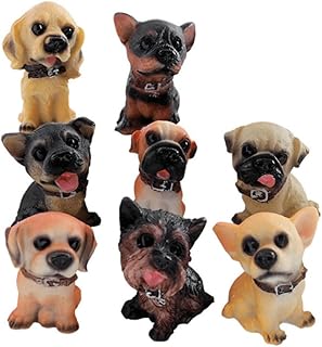 Totority 8 Pçs Simulação Filhote De Cachorro Crianças Playset Brinquedos Para Animais De Estimação Decoração Do Carro Brinquedo Do Cachorro Para Crianças Patrulha Canina Brinquedos Do