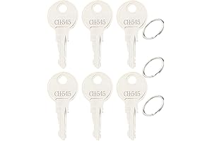 6 Pack CH545 Replacement Keys for Tool Box Locks, Compatible with UWS...
