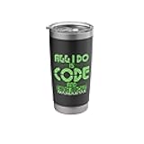 Coding and Margaritas Humor for Programmers and Developers Stainless Steel Insulated Tumbler