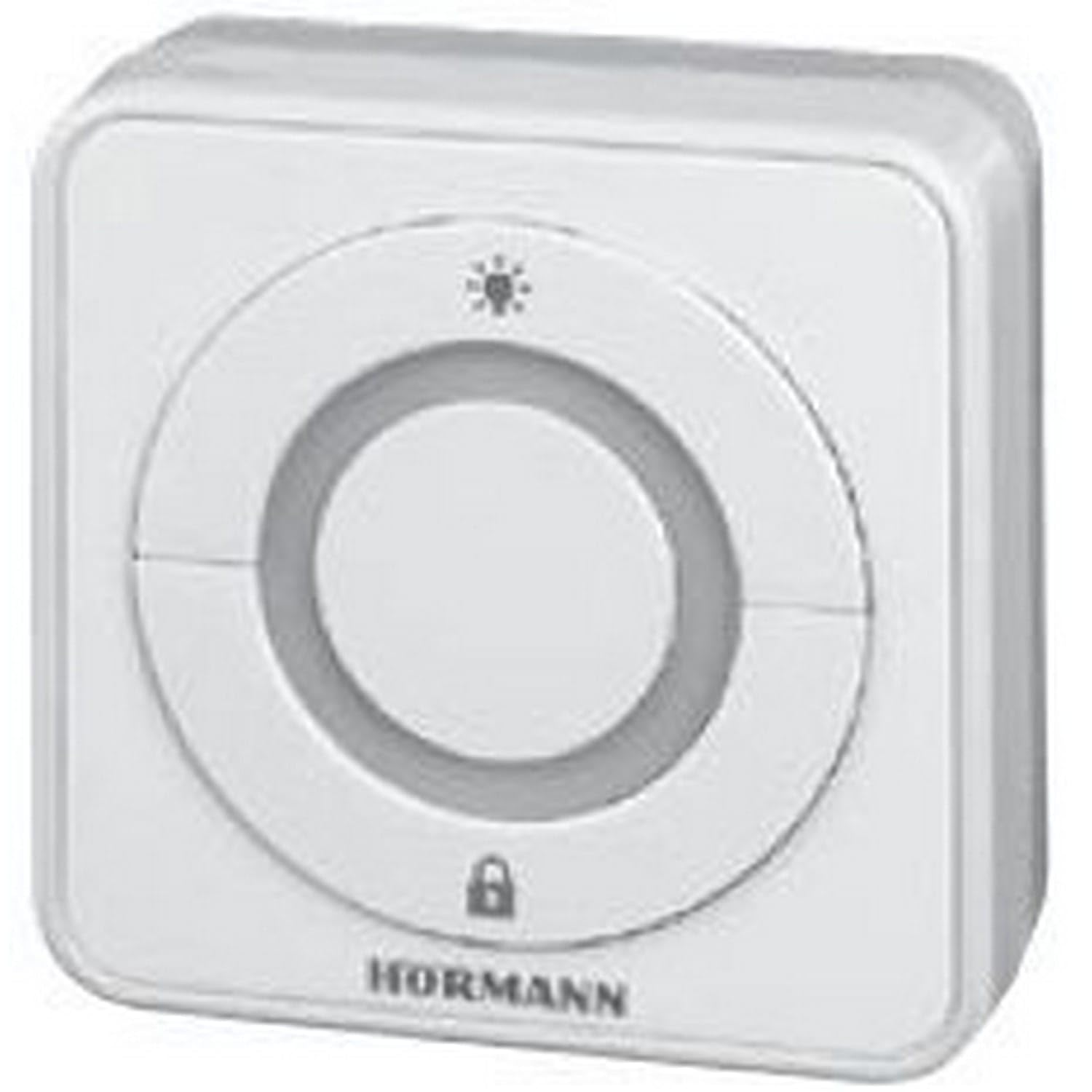 Hormann IT3b-1 Interior Push Button mounted on a wall